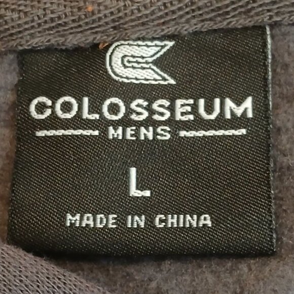 New Oklahoma State Cowboys Hoodie Large Colosseum Gray Orange Team Sweatshirt - Picture 5 of 7